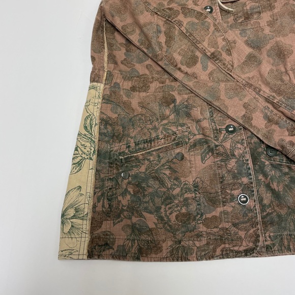 Hei Hei Anthropologie Floral Fatigue Camo Jacket - Picture 3 of 12